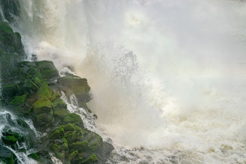 Iguazu Falls, a magnificent waterfall located In Brazil and Argentina