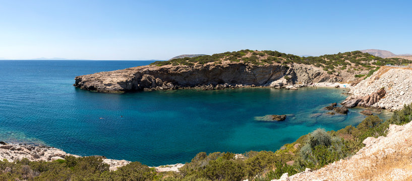 stretch of coast at Anavyssos in Greece