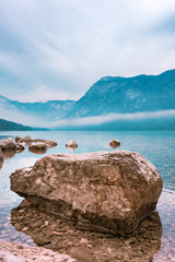 Lake Bohinj - beautiful travel destination in Slovenia, Europe