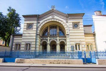 Choral Synagogue of Vilnius is the only synagogue of Vilnius that is still in use. The other synagogues were destroyed during World War II. Religion concept