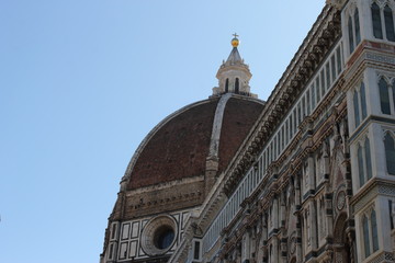 Brunelleschi's Dome against the blue sky