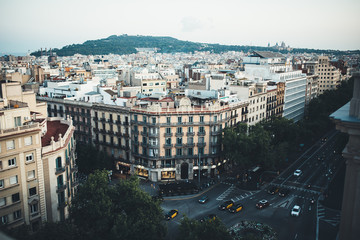 Fototapeta premium Aero Barcelona