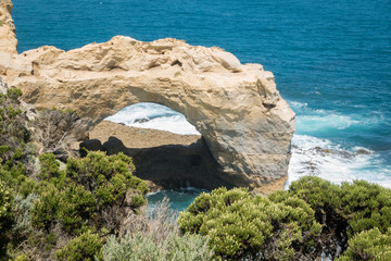 Beautiful coast along Great Ocean Road, Victoria, Australia. Natural landscape view, some famous...