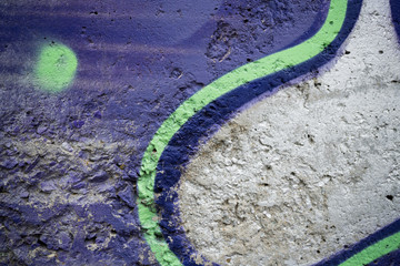 Fototapeta premium Photo of an old cracked paint wall