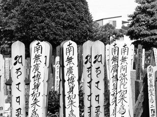 old cimetery in japan