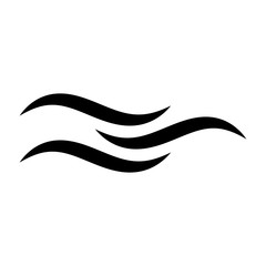 wave swoosh logo icon template, wave swoosh vector element