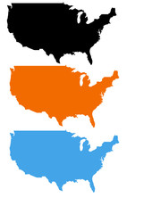 USA vector Multi-Colour