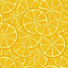 Fresh lemons background, hand drawn.