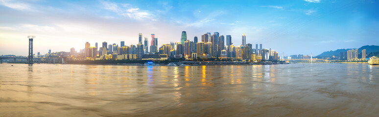 Fototapeta premium Modern metropolis skyline, Chongqing, China,