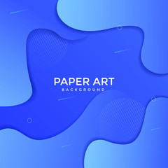 Abstract paper cut background. Colored layered vector 3d illustration. Vector design layout for  posters and background.