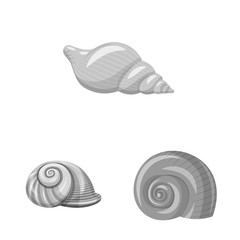 Vector illustration of aquarium and aquatic icon. Collection of aquarium and decoration vector icon for stock.