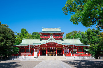 東京　富岡八幡宮の本殿