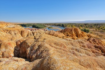 red rocks in the desert