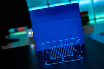 Organ-on-a-chip (OOC) - microfluidic device chip that simulates biological organs that is type of...