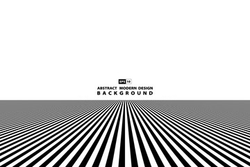 Abstract black and white line pattern art background. illustration vecor eps10
