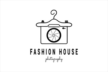 Fashion photography logo template