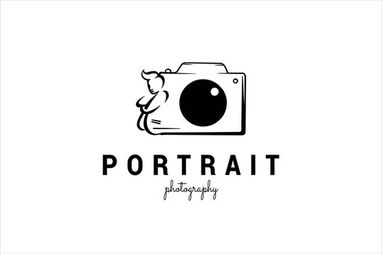 portrait photography logo template