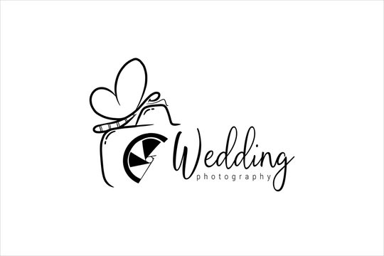 wedding photography logo template