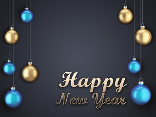 3D Rendering Christmas Card