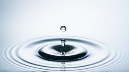 water drop collision. Water splash