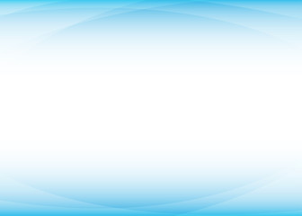 Curves on the blue above and behind background wave concept vector illustration