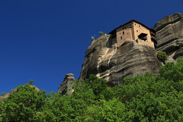 Fototapeta premium Saint Nicholas of Anapafsas monastery, Meteora, Thessaly, Greece 