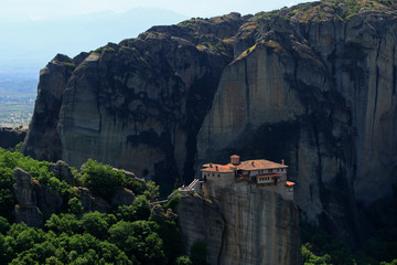 Fototapeta na wymiar Roussanou Monastery, Meteora, Thessaly, Greece