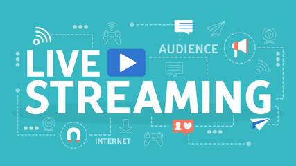 Live video streaming in a social network