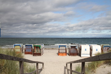 Herbst in Heiligenhafen, beach , sea, landscape, sand, coast, sky, ocean, water, blue, seaside,...