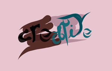 Obraz premium creative logo 