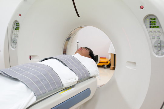 MRI Scanner medical equipments in hospital.