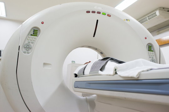 MRI Scanner medical equipments in hospital.