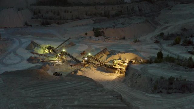 Open cast mine