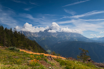 Fototapeta premium Alto adige Italy natur outdoor sunny day