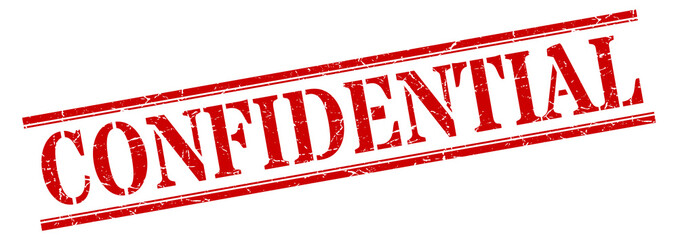 confidential stamp. confidential square grunge sign. confidential