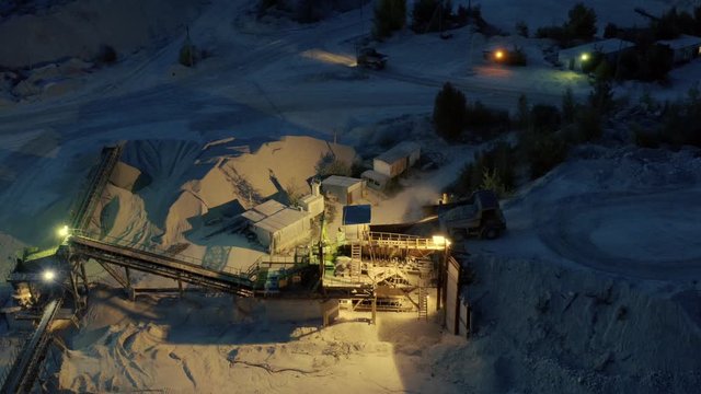 Open cast mine