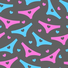 Women underwear pattern seamless