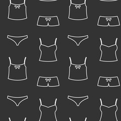 Women underwear pattern seamless