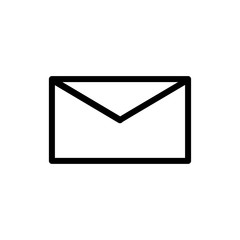 envelope icon vector trendy flat design