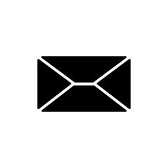envelope icon vector trendy flat design