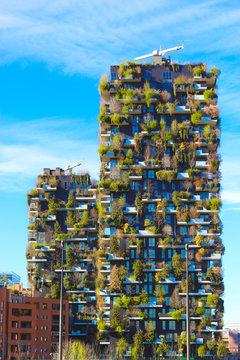 Milan,Italy,20/03/2019. Stefano Boeri Vertical Forest