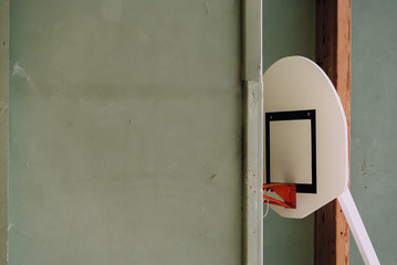 un panier de basket un panneau de basket stocké