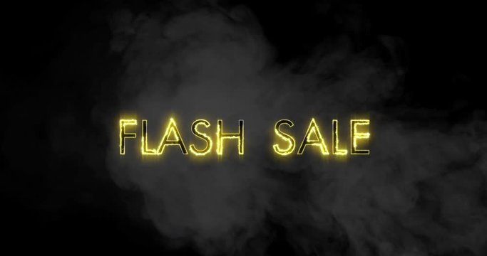 Flash Sale with smoke 4k