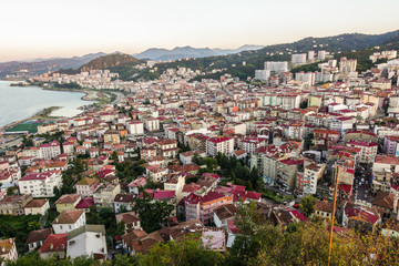 General view of Giresun City in Turkey.