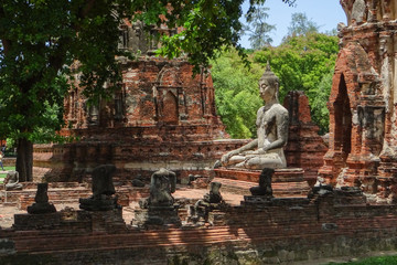 Fototapeta na wymiar templo Mathathat, Ayutthaya, Tailandia