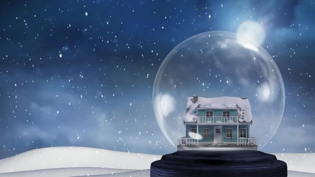 Christmas snow globe 