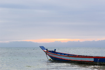 barcas en isla de Koh Thao, Tailandia