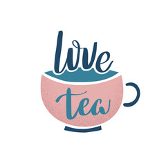 Retro cartoon banner with lettering doodle text