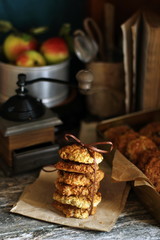 Cookies on the kitchen table