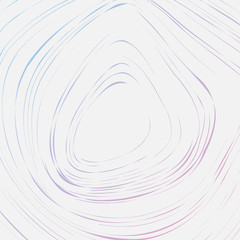 Blue purple refracted circles abstract tech background. Vector design